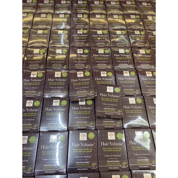 Viên Uống Giảm Rụng Và Kích Thích Mọc Tóc Hair Volum Chính Hãng Thuỵ Điển  Hộp 30 Viên