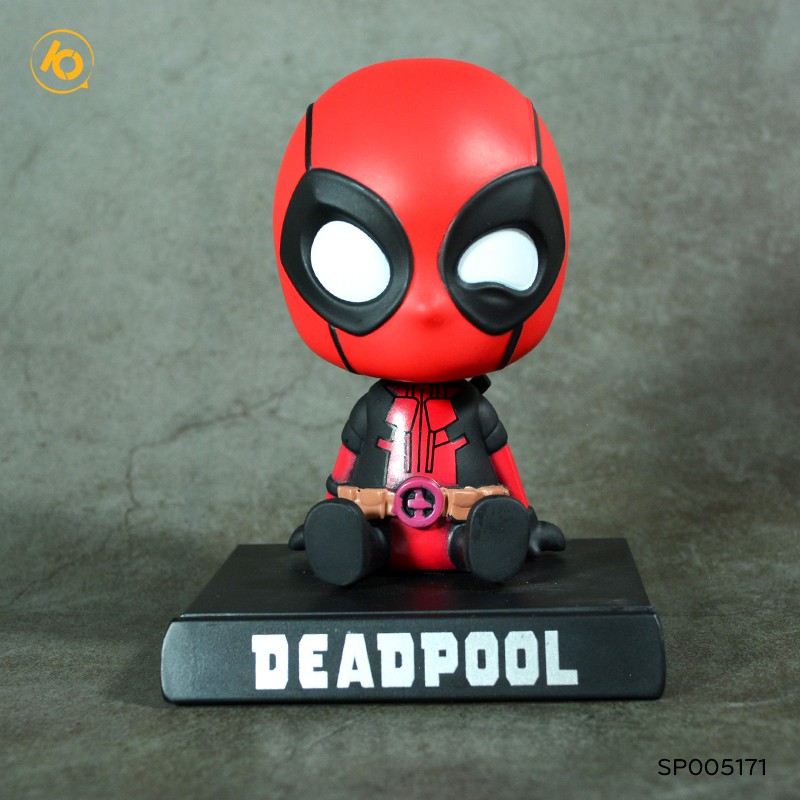 🍀 Mô hình Marvel Avengers các siêu anh hùng Deadpool/Spiderman/Groot để bàn - 11cm