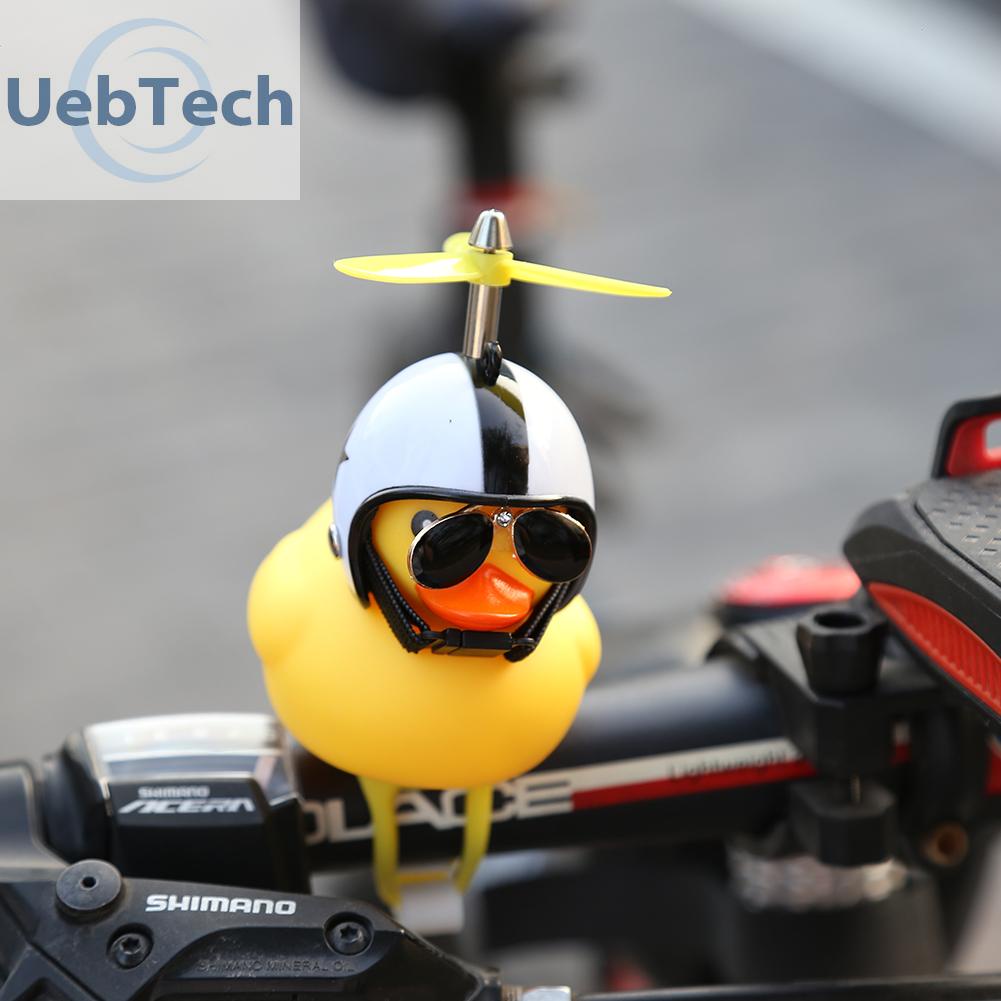 Uebtech Cute Yellow Duck Bell Horn Bell Light for Xiaomi Mijia M365 Scooter Bicycle