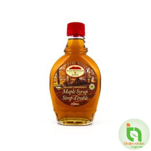 [Mã GROSALE2703 giảm 8% đơn 250K] SI RÔ HỮU CƠ LÁ PHONG - ORGANIC MAPLE SYRUP 250ml - echo mountain maple