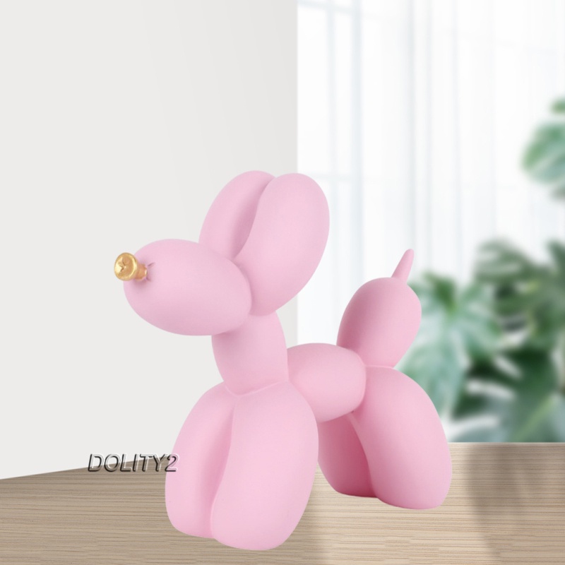 Balloon Dog Statue Puppy Figurine Art Sculpture Home Decor Furnishing