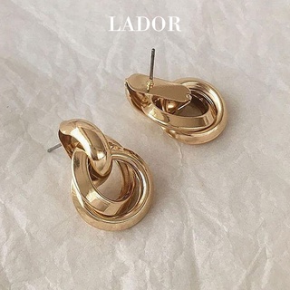 [E49] - D'or Earrings - Bông tai đôi Decade 2.6CM