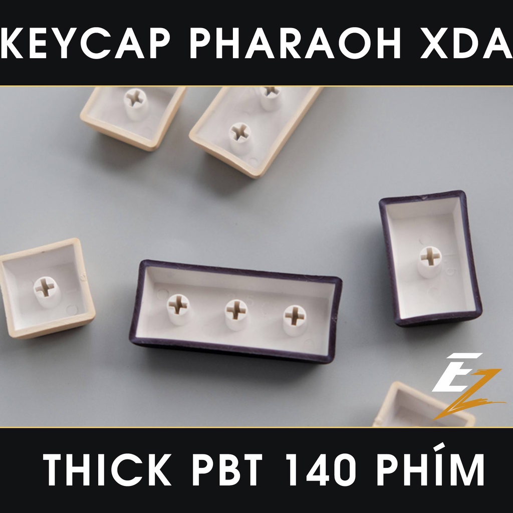 [Mã 33ELSALE hoàn 7% xu đơn 300k] Keycap Cho Bàn Phím Cơ Pharaoh Thick PBT XDA Profile 140 Phím