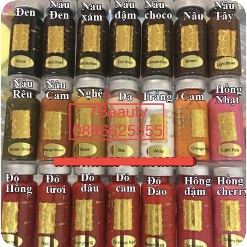 Mực Pha Sẵn Phun Xăm Bong Đậm,Bám Màu