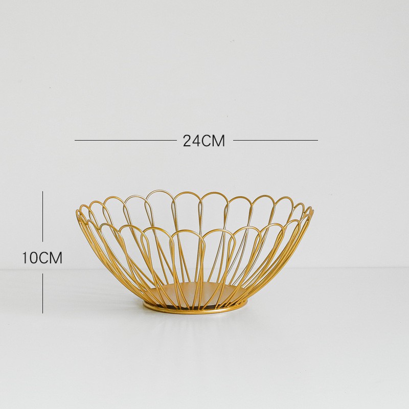 Rổ đựng trái cây bằng kim loại phong cách Bắc Âu - UniLabel