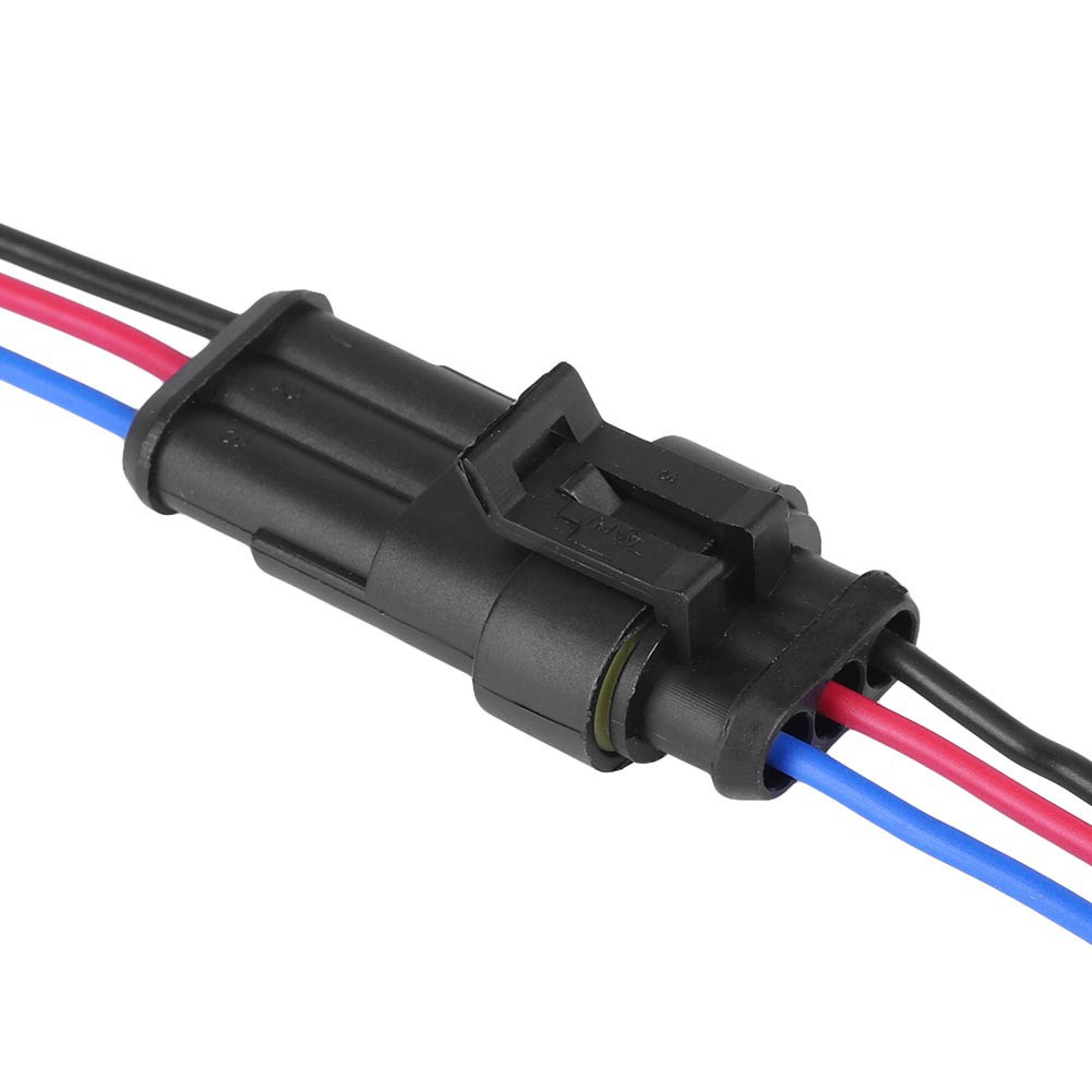 Bộ 5 Đầu Nối Điện 3 / 4 6 Chiều Chống Nước Cho Xe Hơi