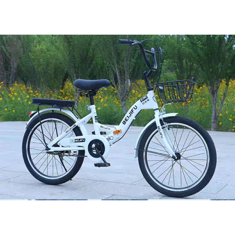 Sẵn 20inh, XE ĐẠP   BEIJIFU  PHIÊN BẢN GẤP GỌN CHO NỮ BÁNH XE  22inh