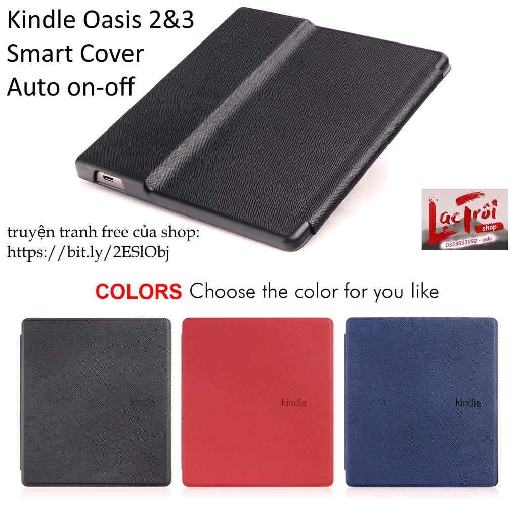 [Kindle Oasis 2&3] Smart Cover bao da thông minh tự động tắt mở máy | BigBuy360 - bigbuy360.vn