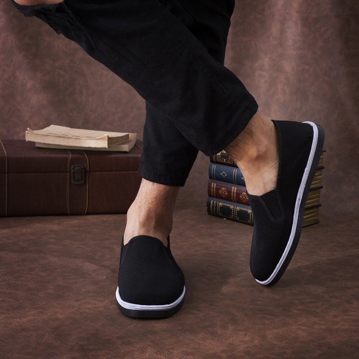 Giày lười vải đế cao su siêu bền dành cho cả nam và nữ (đủ size từ 35-45)