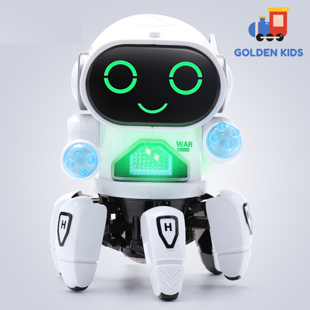 Đồ chơi robot thông minh, Bạch tuộc âm nhạc nhảy múa siêu đáng yêu GOLDEN KIDS