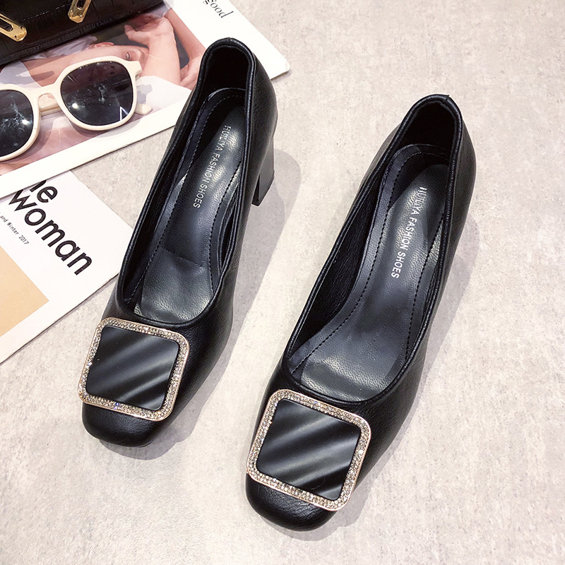 Giày Cao Gót Mũi Vuông Đế Dày Thời Trang Cho Nữ | BigBuy360 - bigbuy360.vn