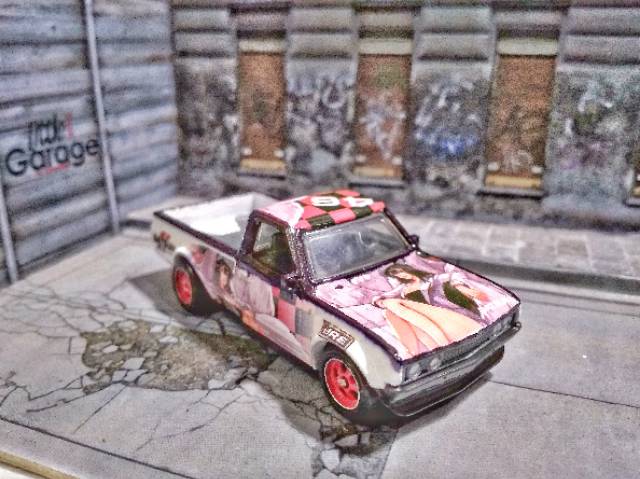 Mô Hình Nhân Vật Datsun 620 Pick Up Anime 1 64 Scale Hotwheels