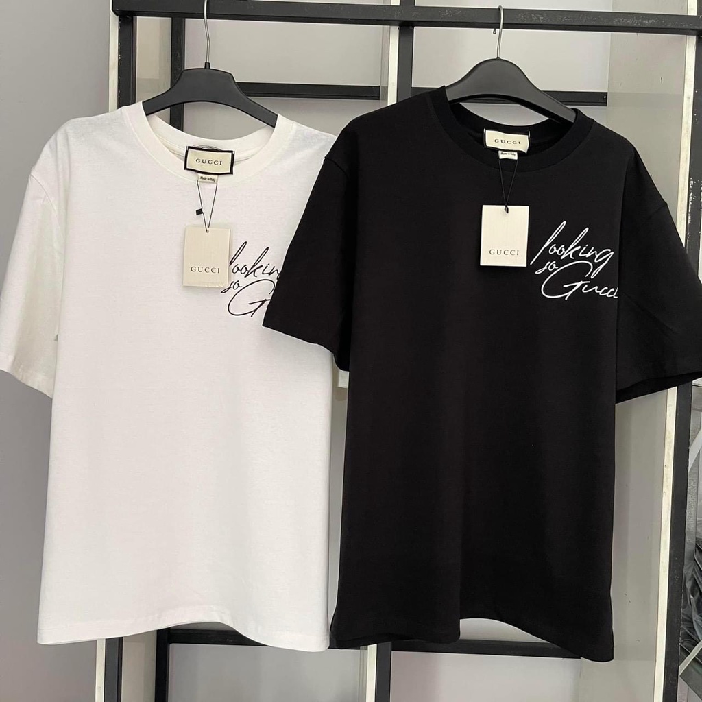 Áo Thun GC Looking For GC in hình Tia sét Tay lỡ Cotton 2 Chiều Cao Cấp