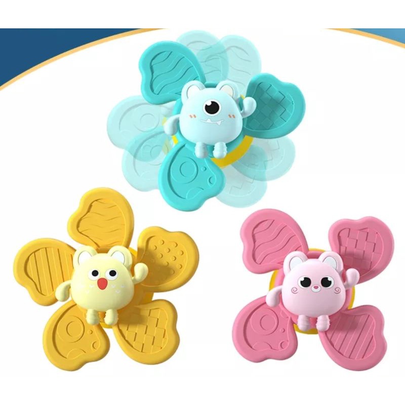 Đồ chơi con quay spinner dính tường cho bé