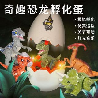 Trứng khủng long đồ chơi thông minh có nhạc và đèn