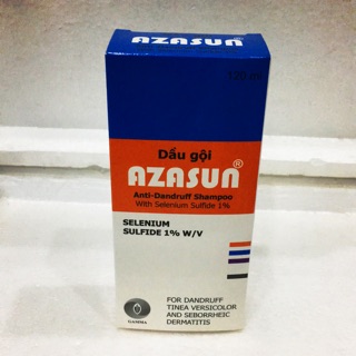 Dầu gội trị gàu azasun 1% 120ml