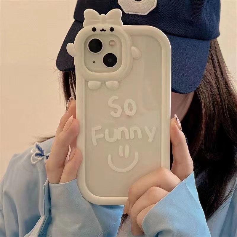 Ốp Điện Thoại Dẻo Trong Suốt Họa Tiết Hoạt Hình Dễ Thương Chống Sốc Cho iPhone 13 12 11 Pro Max 2023
