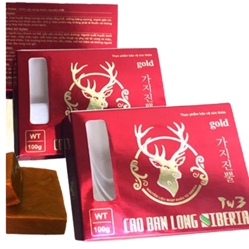 Cao Ban Long Siberia Tw3 giúp bổ trung, ích khí, cường tinh, cầm máu &amp; tiêu sưng 100g , Cvspharmacy