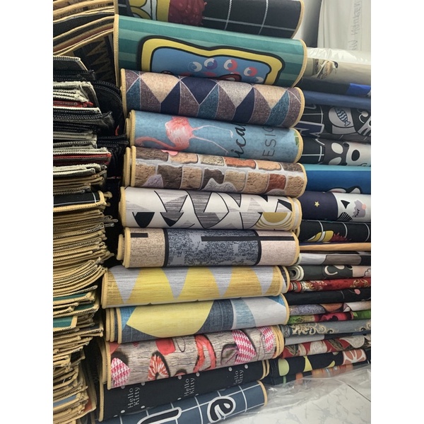 Thảm bếp giá rẻ - Bộ đôi thảm bếp siêu xinh