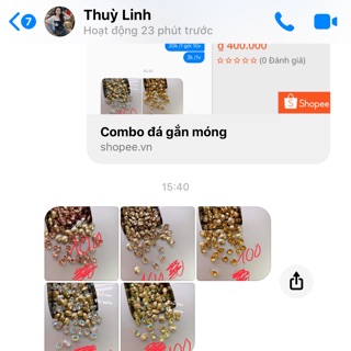 Conbo đá gắn móng