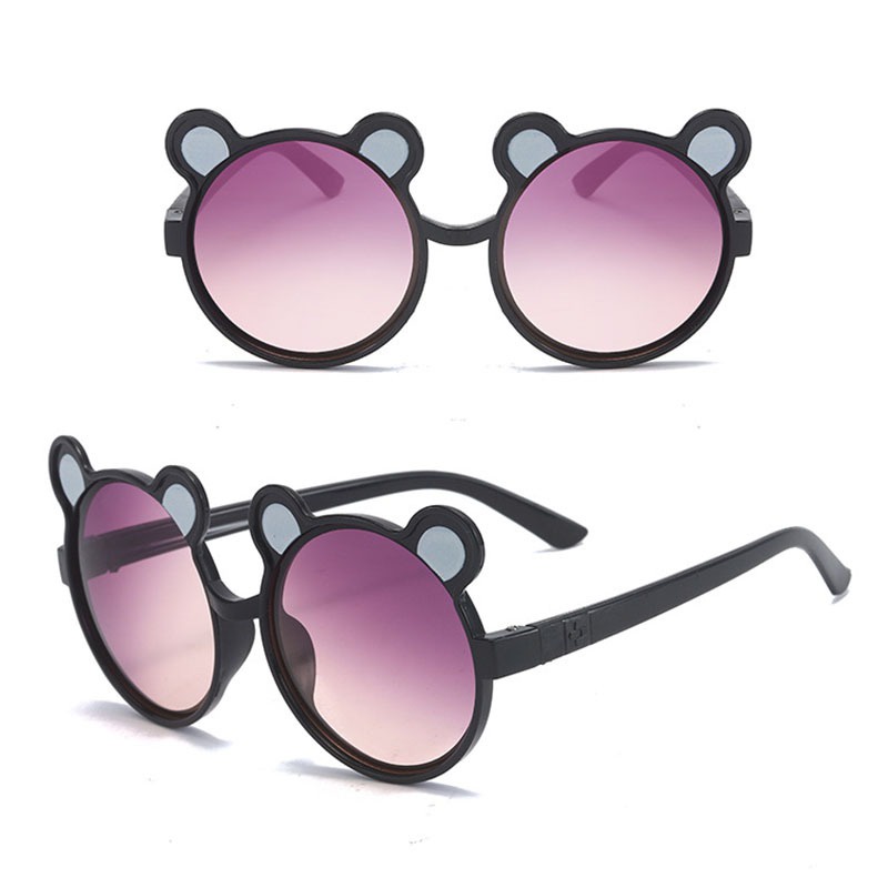 Kính Mát Gọng Tai Gấu Dễ Thương Cho Bé