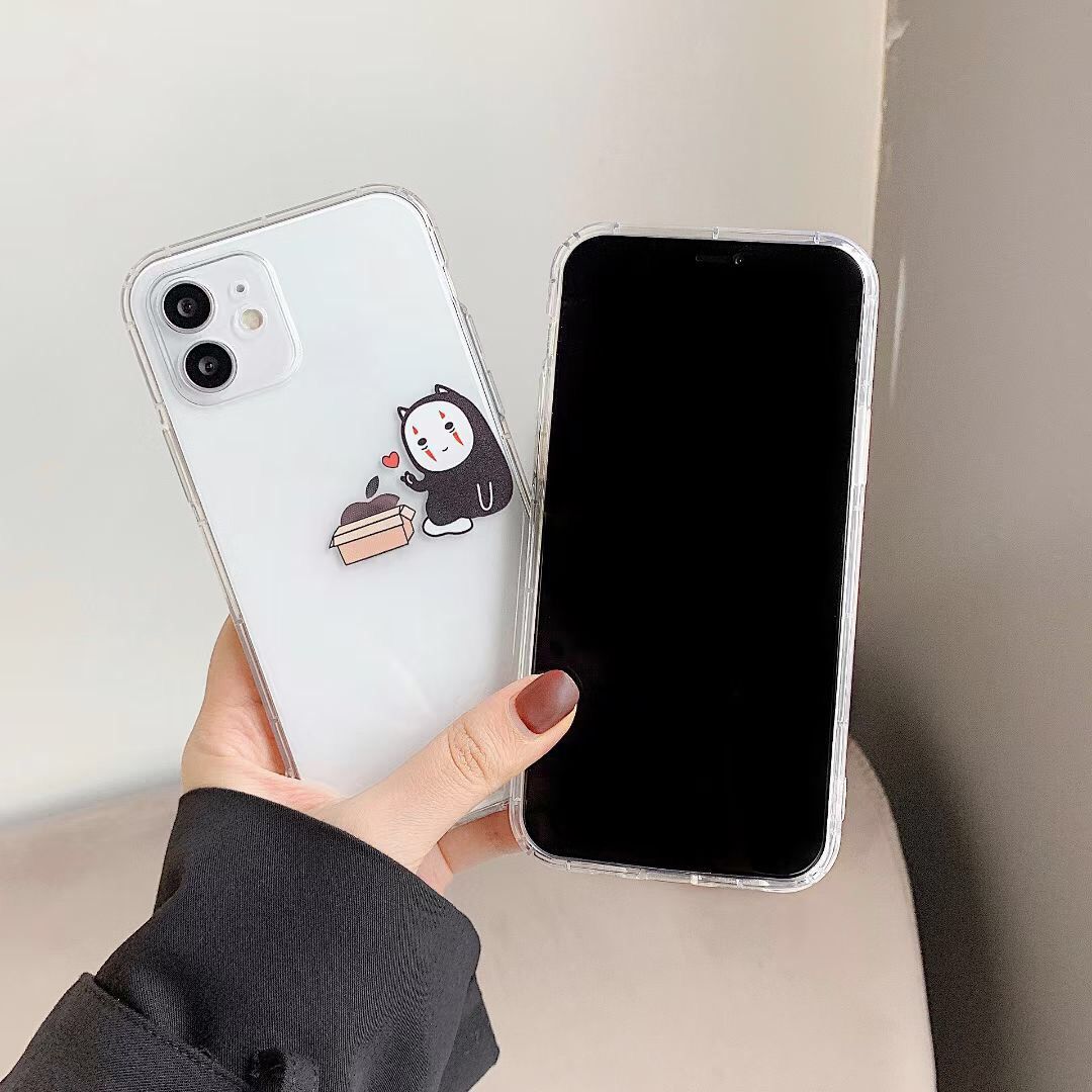 Ốp Lưng Silicone Mềm Trong Suốt In Hình Totoro Cho Iphone 12pro Max 12mini 11pro Max X Xs Max Xr Se 2020 7 8 Plus | BigBuy360 - bigbuy360.vn