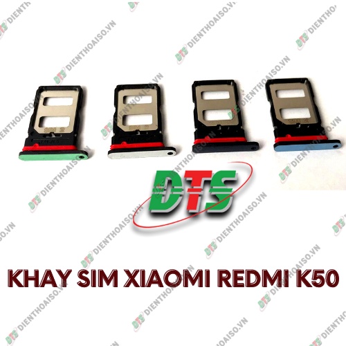 khay đựng sim xiaomi redmi k50 xanh lá ,bạc , đen , xanh dương