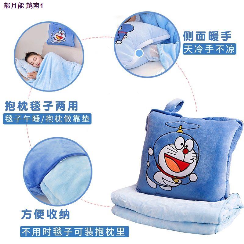 Bộ Chăn Gối Hình Doraemon Ba Trong Một Dùng Trong Văn Phòng / Xe Hơi