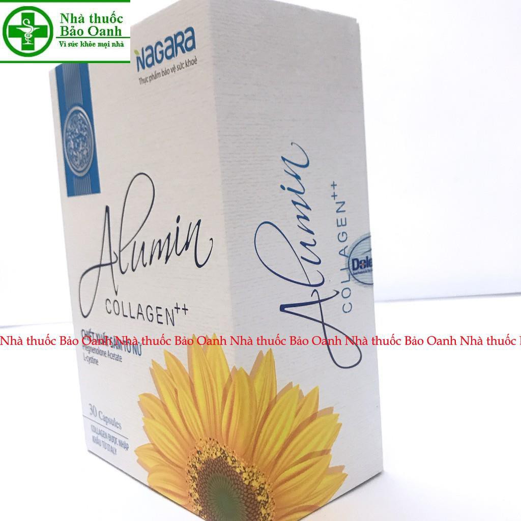 Viên uống nội tiết tố Alumin Collagen lọ 30 viên