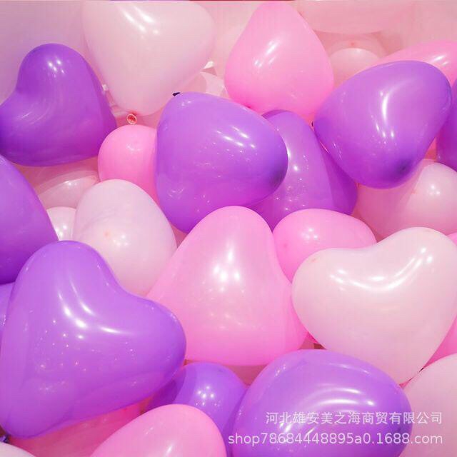 🎈Sét 50 quả bóng hình trái tim
