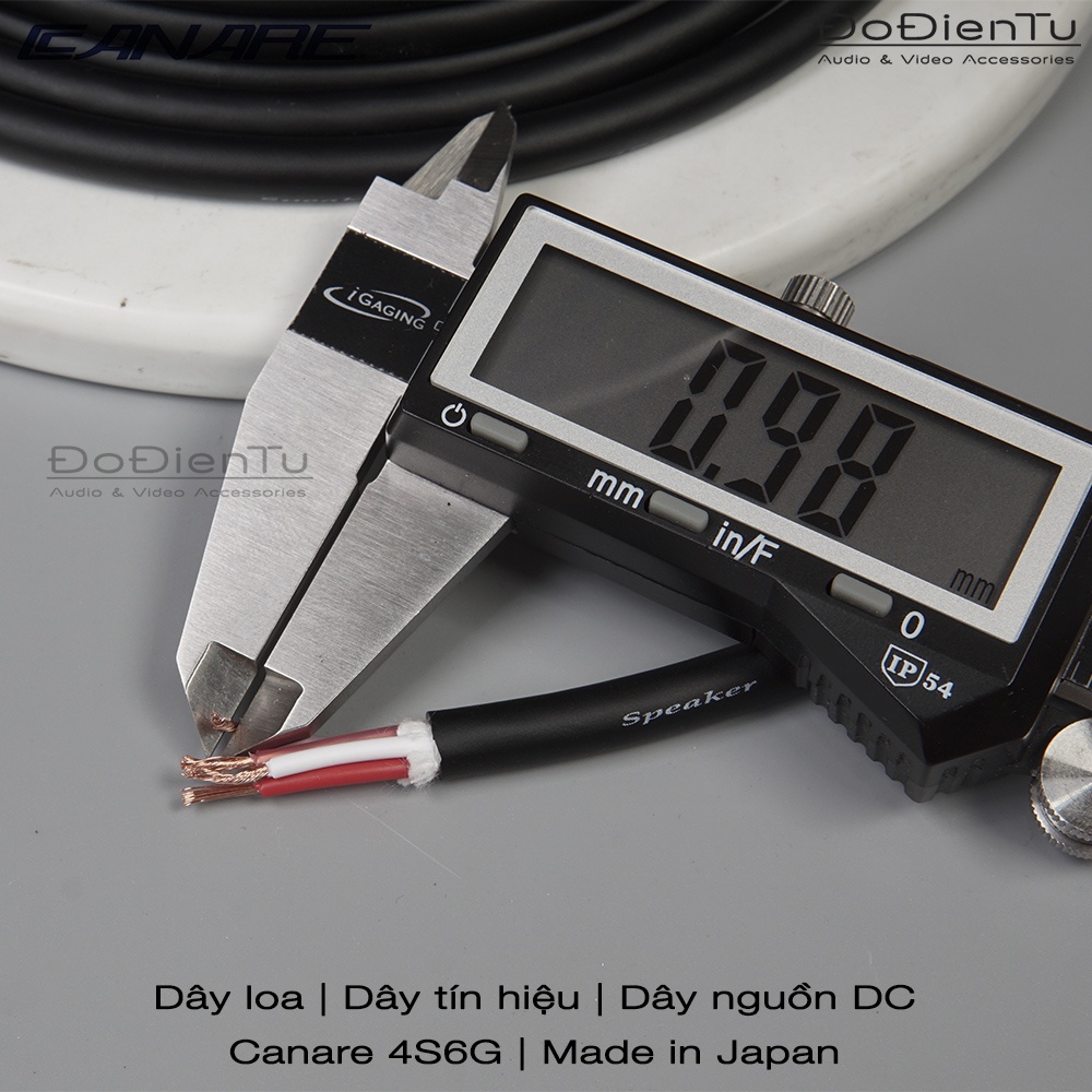 Dây loa Canare 4S6G | Nhập khẩu từ Nhật | Made in Japan