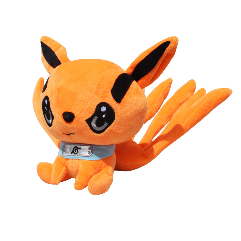 【Ready Stock】 Anime Naruto Q version cute nine-tailed fox plush doll model doll children toy gift 【Prettyhat】