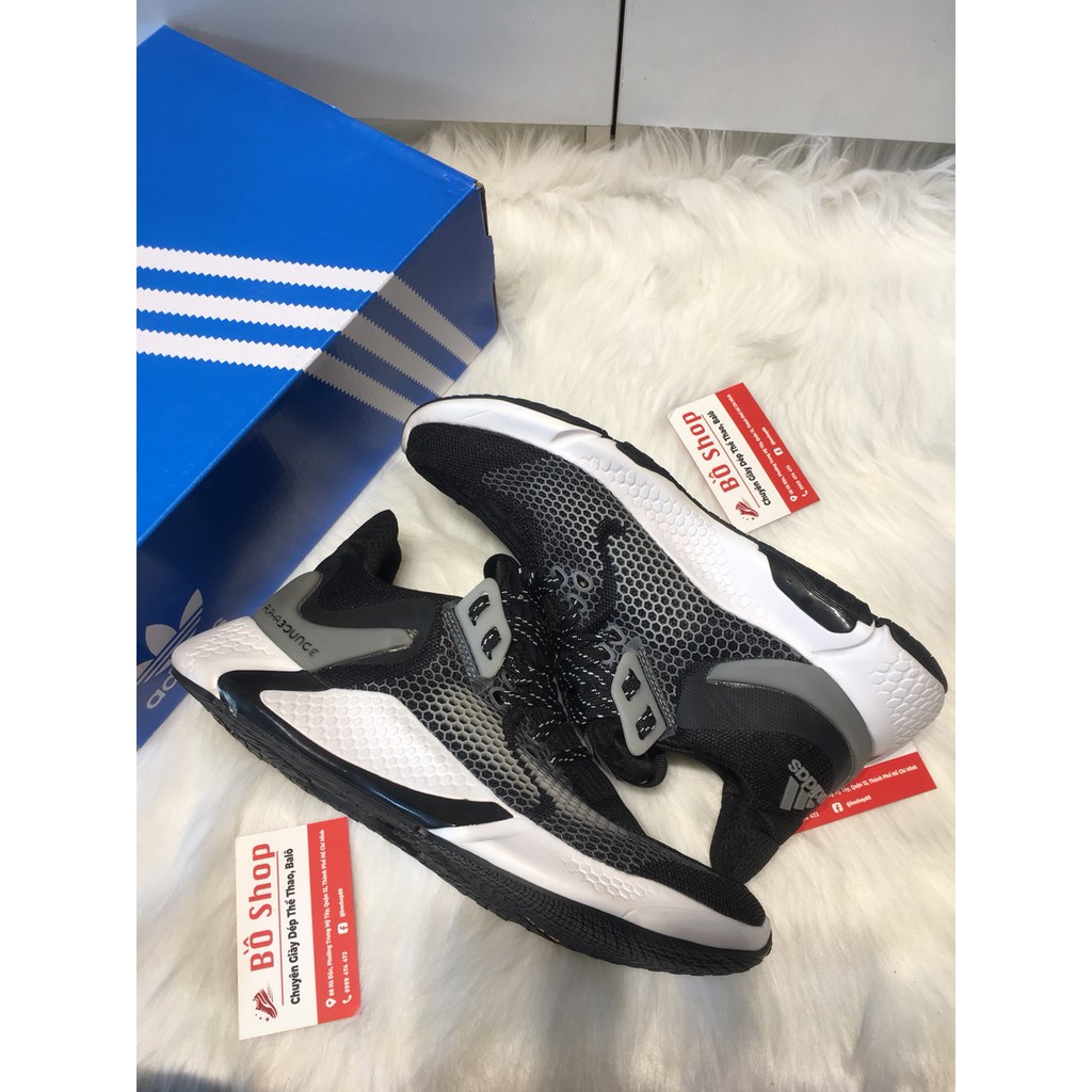 GIÀY THỂ THAO NAM NỮ ADIDAS ALPHABOUNCE INSTINCT M CORE BLACK (HÌNH THẬT+PHỤ KIỆN)