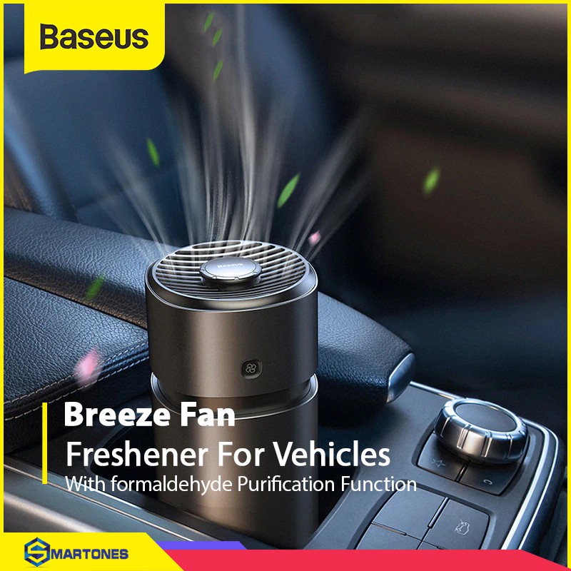 Máy khuếch tán hương hoa khử mùi lọc không khí Baseus Breeze quạt không khí cho xe ô tô