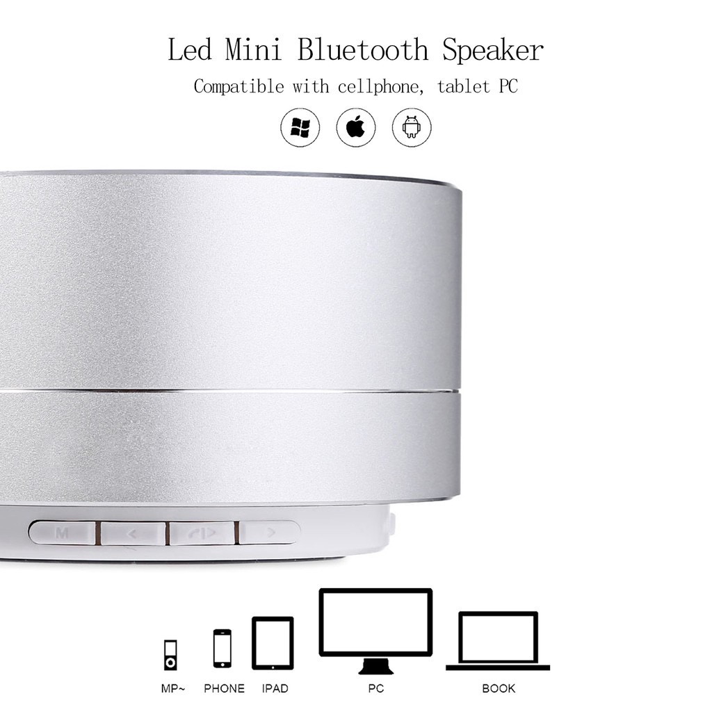 Loa bluetooth không dây âm thanh nổi HD chất lượng cao cho điện thoại / máy tính xách tay