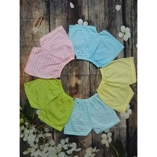 Thanh lý set 10 quần chục đùi cotton cho bé size 4-14kg