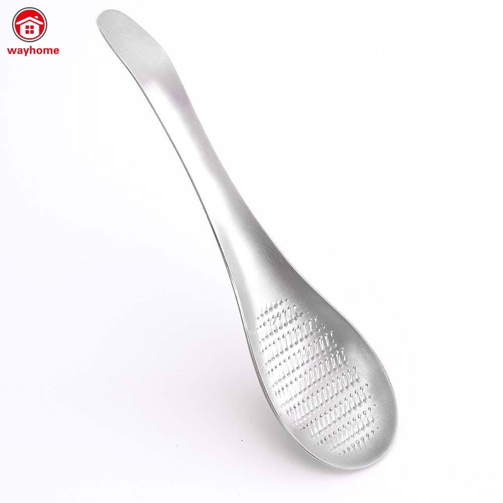 Muỗng mài gừng/tỏi bằng thép không gỉ chuyên dụng