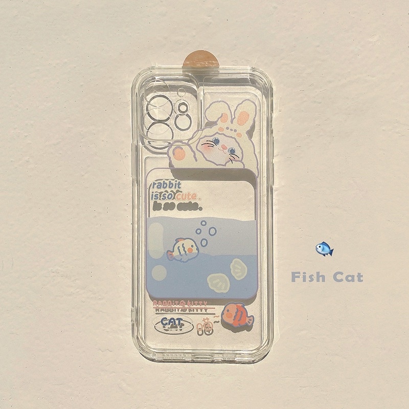 (SIÊU RẺ) Ốp lưng iphone trong cute rabbit is so cute 7plus/8/8plus/x/xr/xs/11/12/13/pro/max/plus/promax