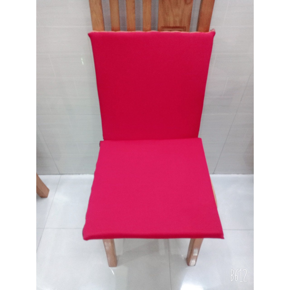 Nệm Vuông ngồi bệt màu Đỏ Đô kích thước 40x40 cm dày 3cm.có kéo khóa.