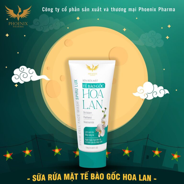 Sữa Rửa Mặt Tế Bào Gốc Hoa Lan Phoenix Pharma Làm Sạch Bui Bẩn, Sáng Da 100g | BigBuy360 - bigbuy360.vn