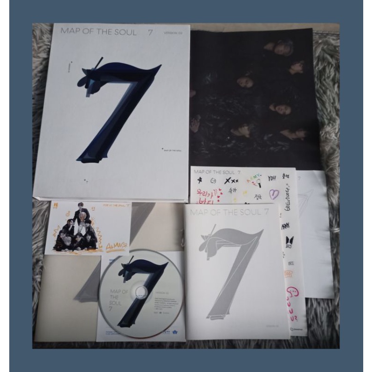 BTS ALBUM MAP OF THE SOUL 7 KHÔNG ĐỒ RANDOM bộ ảnh trang trí dạng hộp lưu niệm