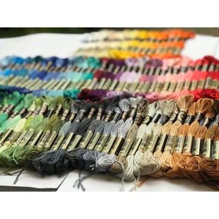 Chỉ thêu cotton, airo 8m/ tép