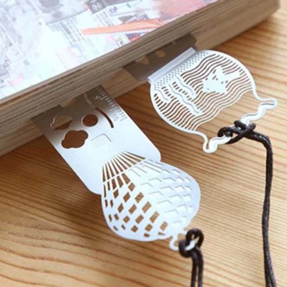 Kẹp đánh dấu trang sách đa năng thiết kế đục lỗ độc đáo tiện dụng cho giáo viên