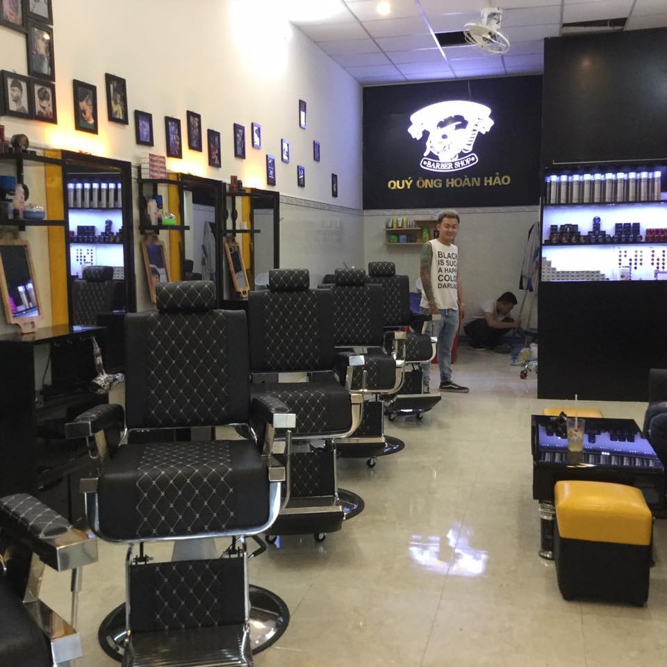 Ghế cắt tóc nam_Ghế barbershop_Ghế chuyên dùng cho cắt tóc cạo mặt ráy tai
