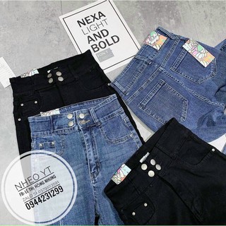 Quần Jeans nữ lưng cao siêu tôn dáng(kèm ảnh thật)
