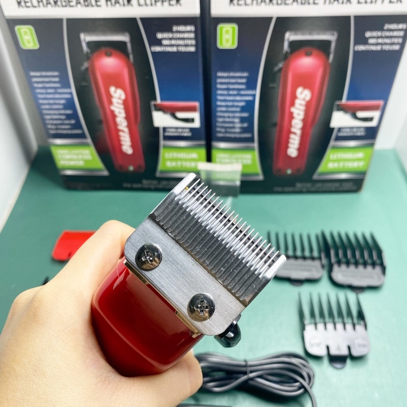 Tông Đơ Cắt Tóc Superme 8083 ⚡️Hàng Cao Cấp⚡️Máy Siêu Khoẻ Pin Bền Sắc Nét