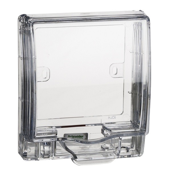 Mặt che mưa phòng thấm nước dùng cho công tắc, ổ cắm mặt vuông IP55 Schneider