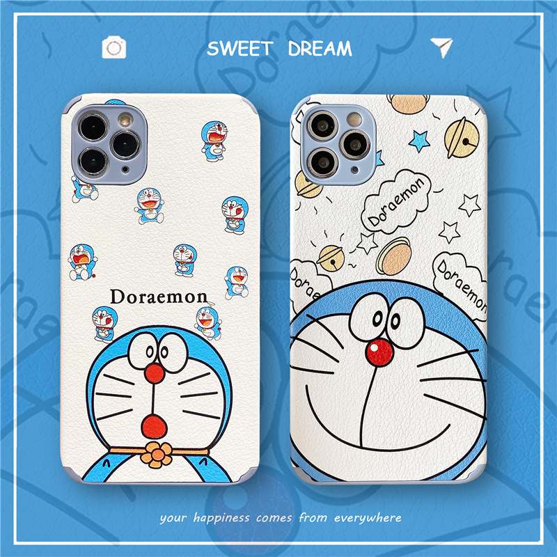 ốp điện thoại Mềm In Họa Tiết Doraemon Cho Iphone 12 Pro Max 11 X Xr 7 8 Plus Xs Max Se 2020