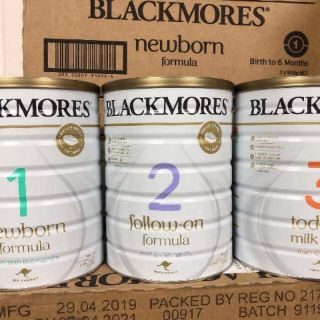 Sữa blackmores Úc 900gr đủ số 1.2.3
