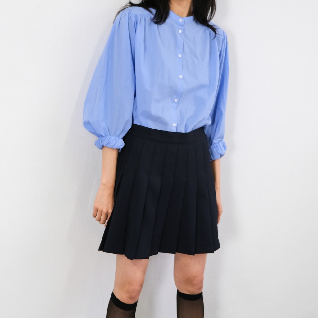 Pleated mini school skirt - chân váy xếp li Hàn Quốc